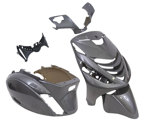 Edge plaatset 5-delig voor piaggio zip-sp vanaf bouwjaar 2000 - anthraciet