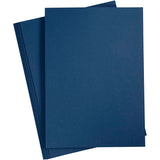 Creativ company karton, a4, vel 210x297 mm, 220 gr, blauw, 10 stuk 1 doos