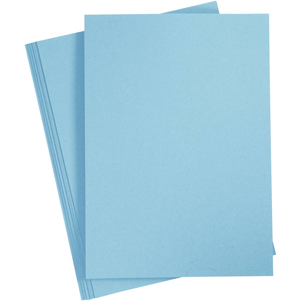Creativ company karton, a4, vel 210x297 mm, 220 gr, lichtblauw, 10 stuk 1 doos