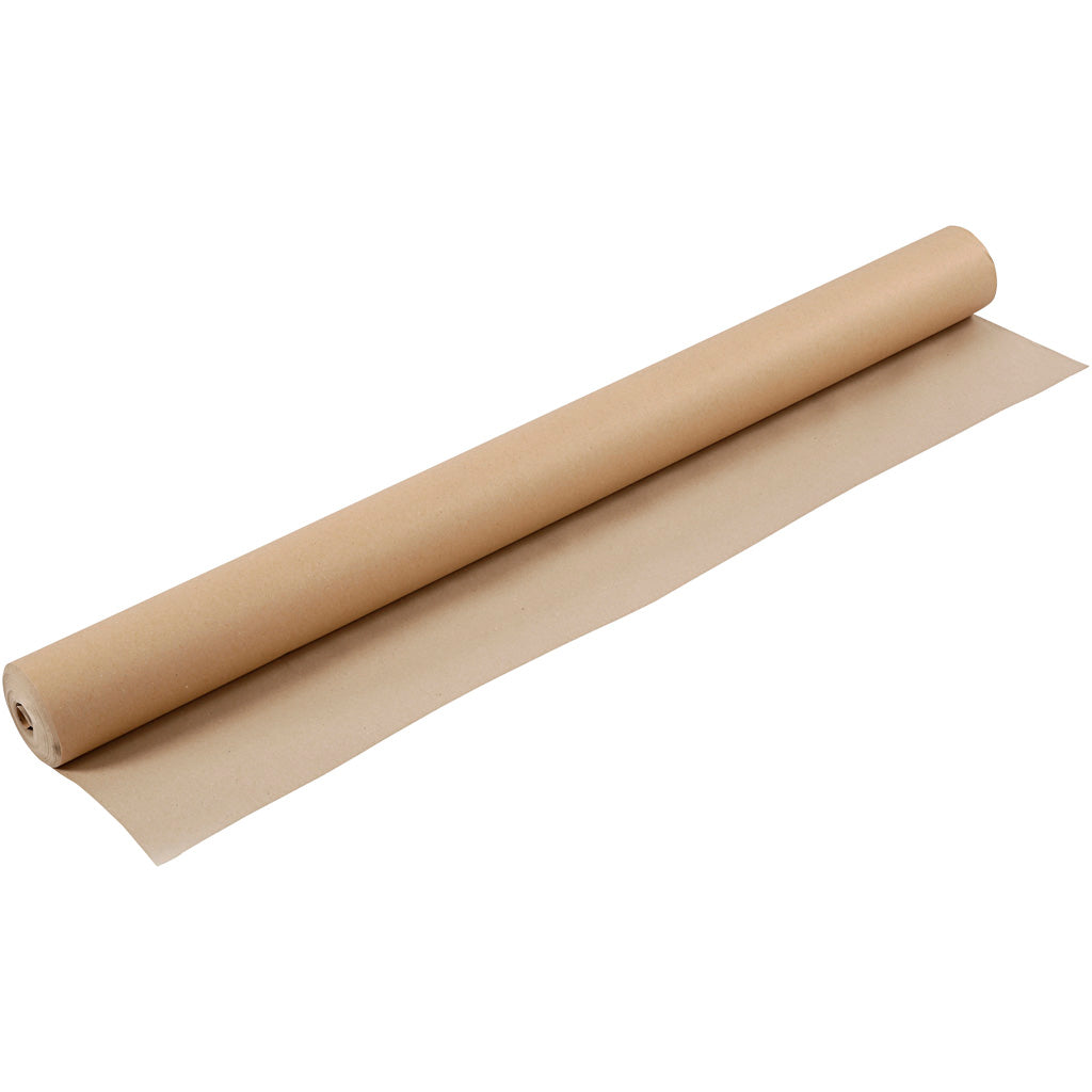 Creativ company kraftpapier op rol, b: 96 cm, 130 gr, bruin, 30 m 1 rol