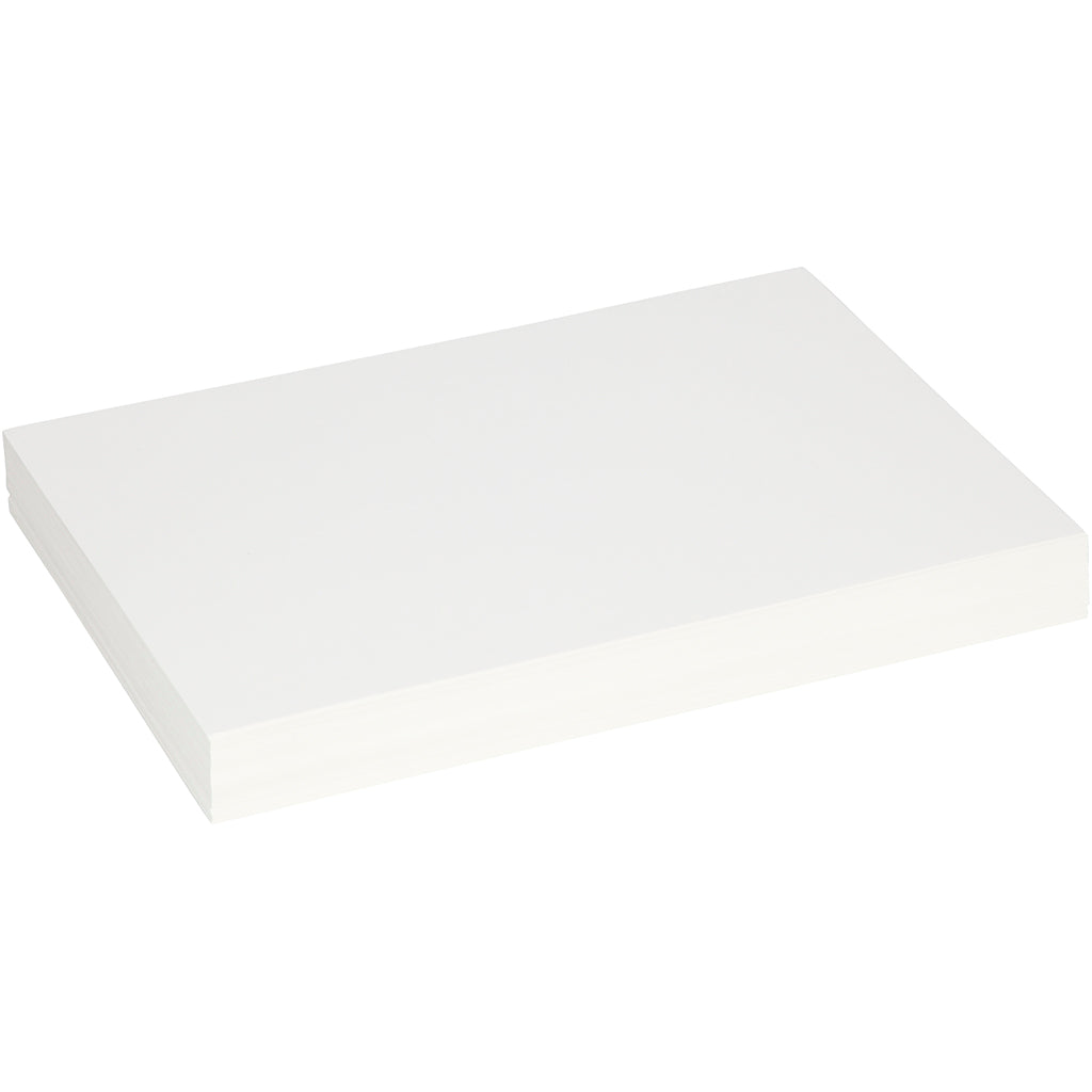 Creativ company constructie karton, vel 25,5x36 cm, dikte 0,4 mm, 250 gr, wit, 100 vel 1 doos