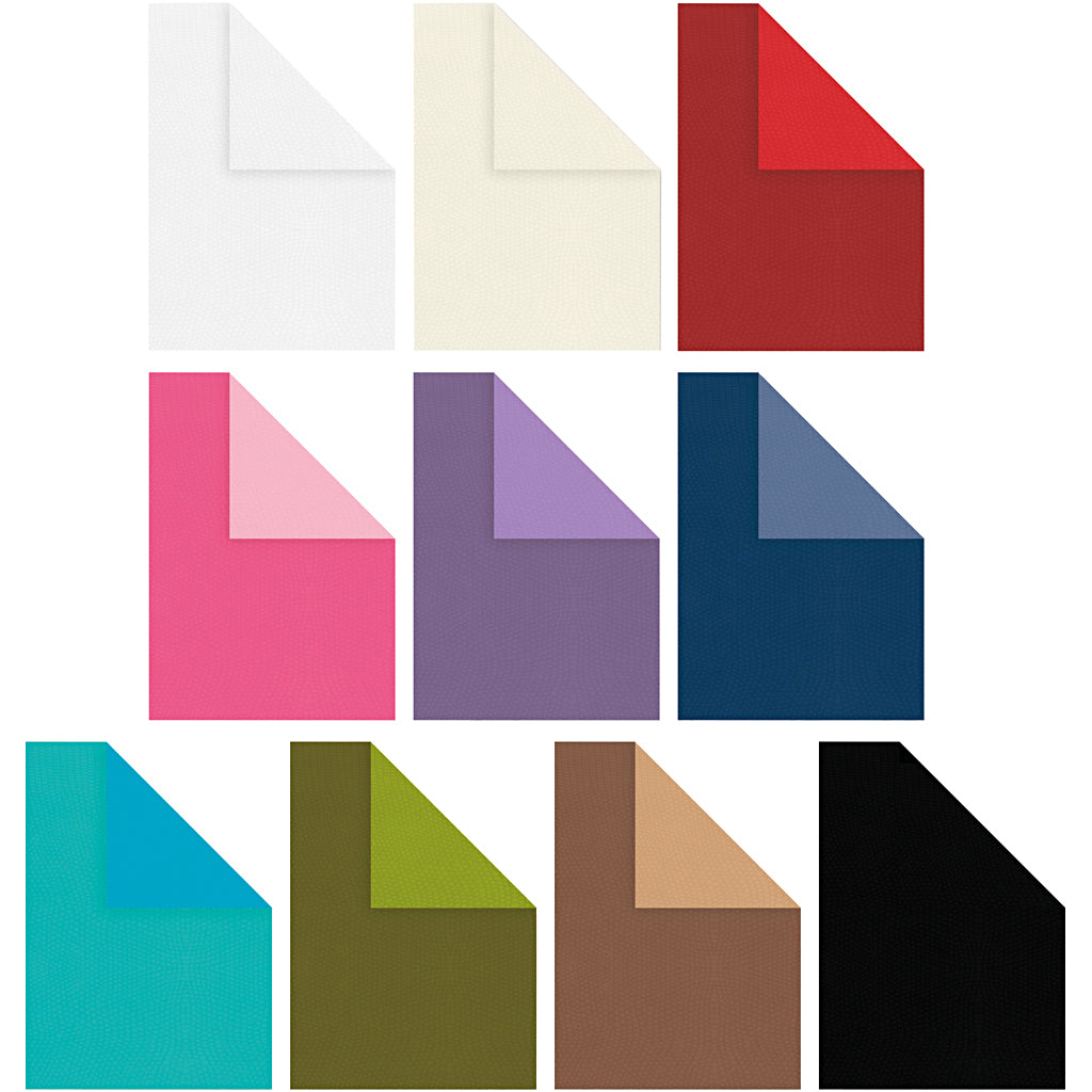 Creativ company structuurkarton, a4, vel 210x297 mm, 250 gr, diverse kleuren, 30x10 vel 1 doos