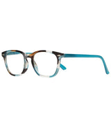 Spectrum leesbril blauw bruin 2.00