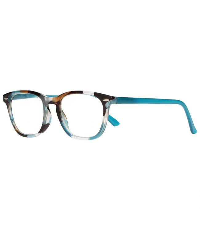 Spectrum leesbril blauw bruin 1.00