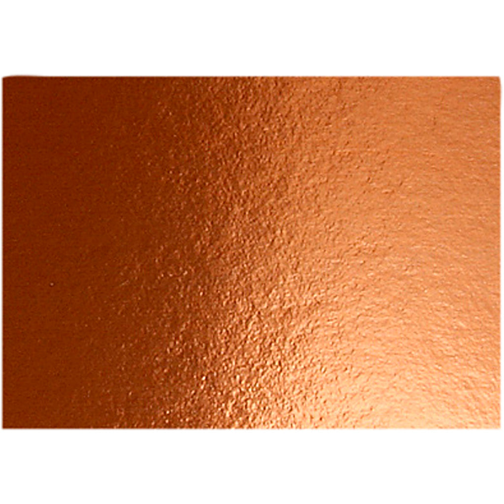 Creativ company metallic foliekarton, a4, vel 210x297 mm, 280 gr, koper, 10 vel 1 doos