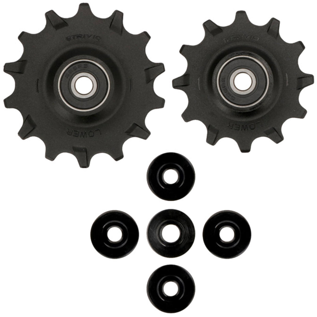 Trivio - derailleurwieltjes 12 14t stainless lagers