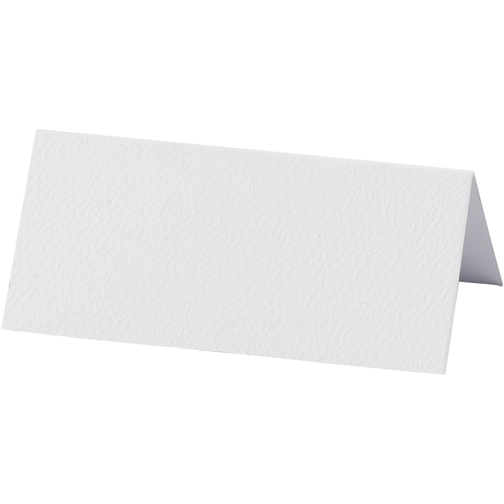 Creativ company naamkaarten, afm 9x4 cm, 220 gr, wit, 20 stuk 1 doos