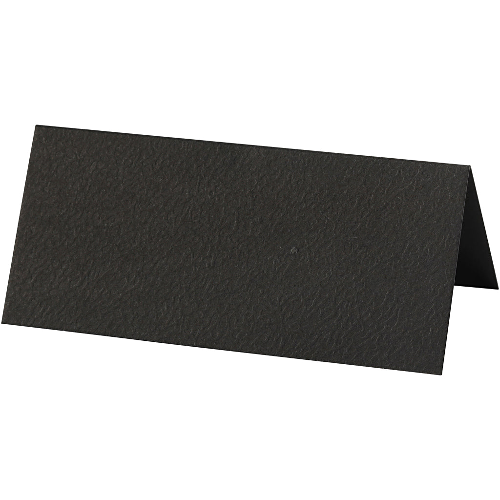 Creativ company naamkaarten, afm 9x4 cm, 220 gr, zwart, 20 stuk 1 doos