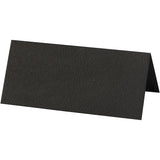 Creativ company naamkaarten, afm 9x4 cm, 220 gr, zwart, 20 stuk 1 doos