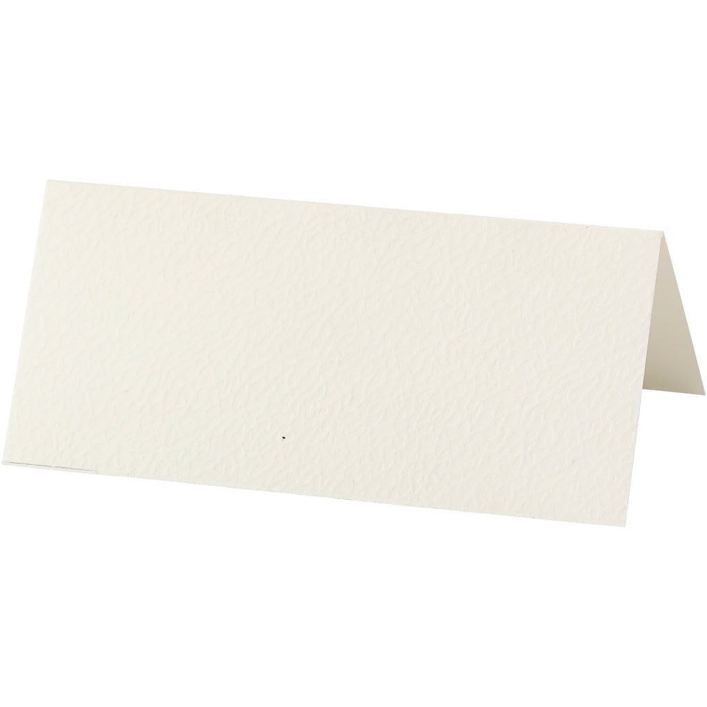 Creativ company naamkaarten, afm 9x4 cm, 220 gr, off-white, 20 stuk 1 doos