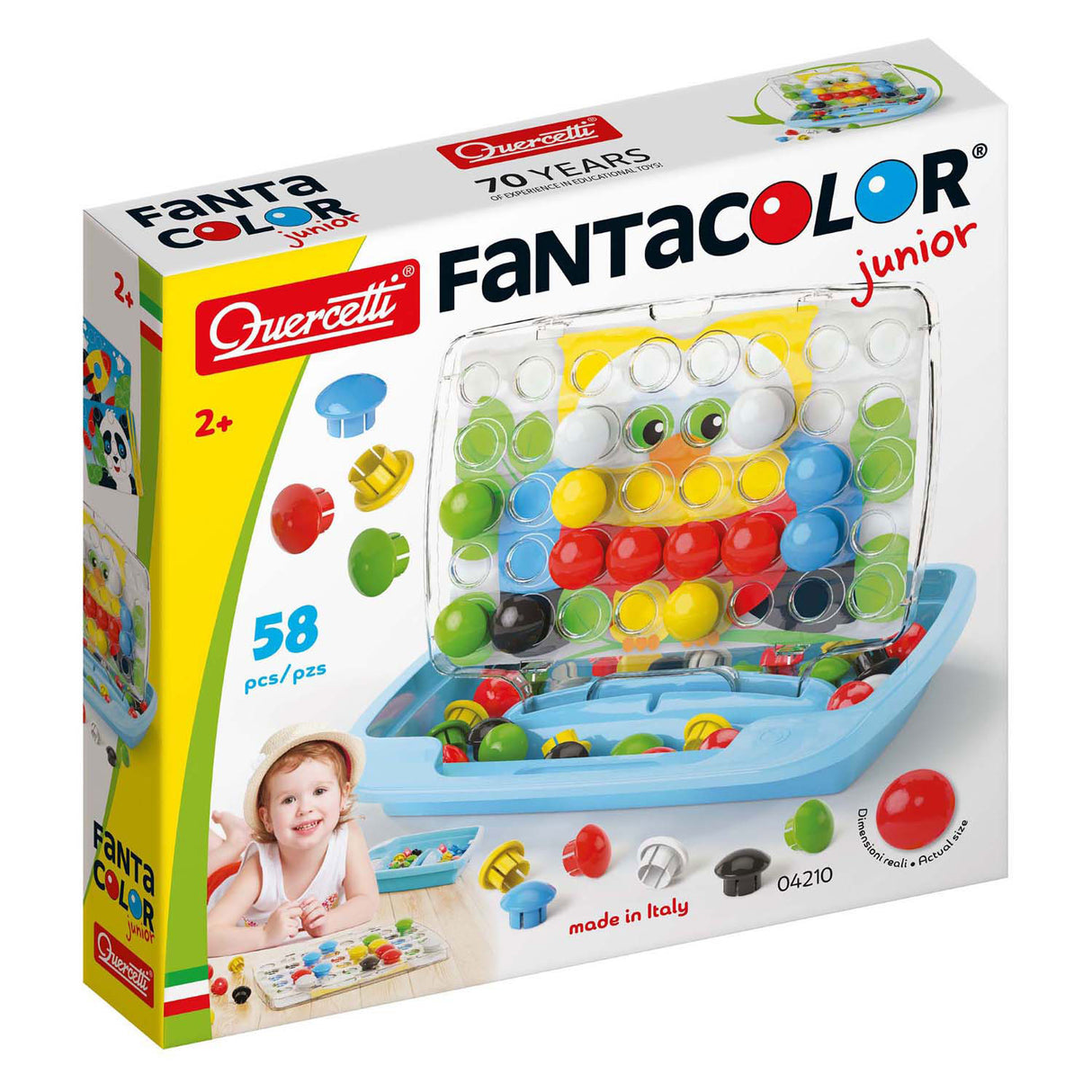 Quercetti pixel junior insteekmozaïek