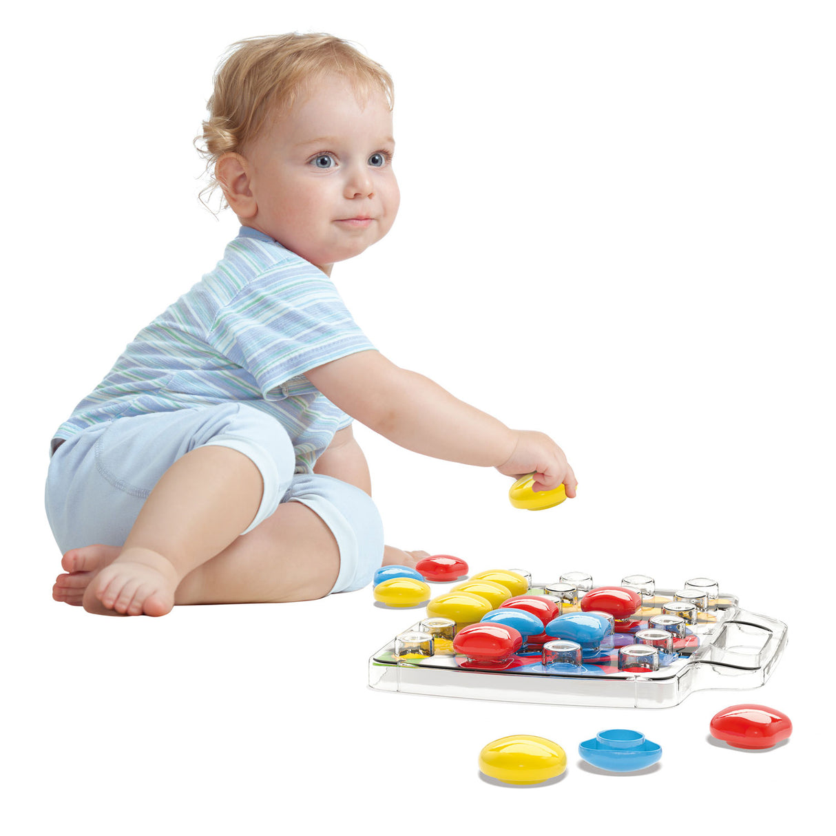 Quercetti pixel baby insteekmozaïek slak