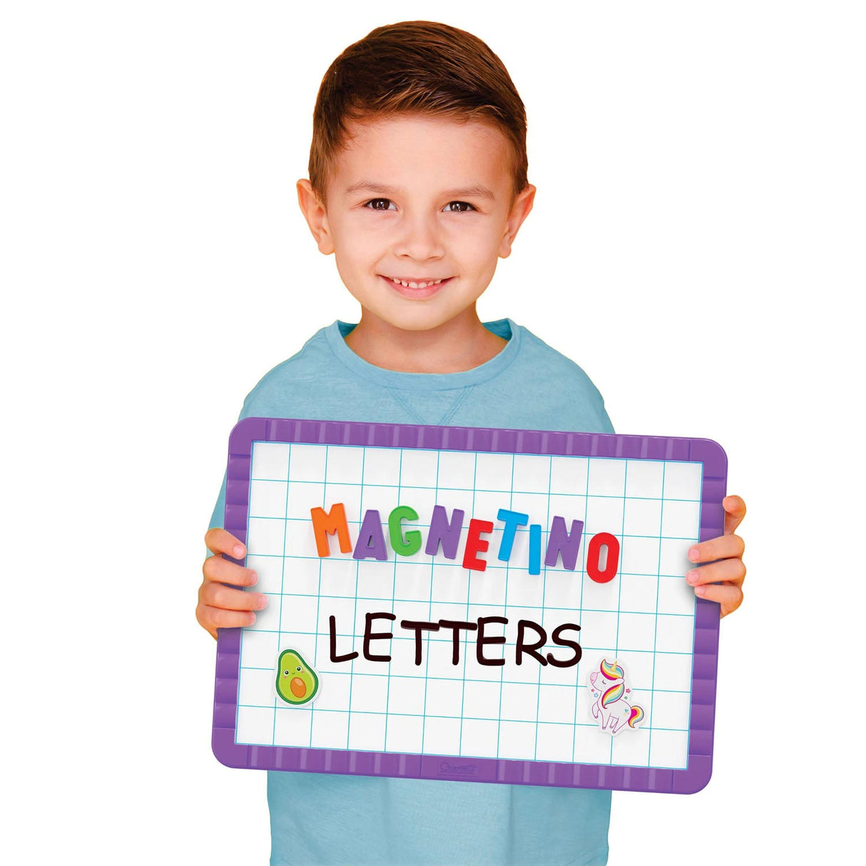 Quercetti magneetbord letters in opbergkoffer