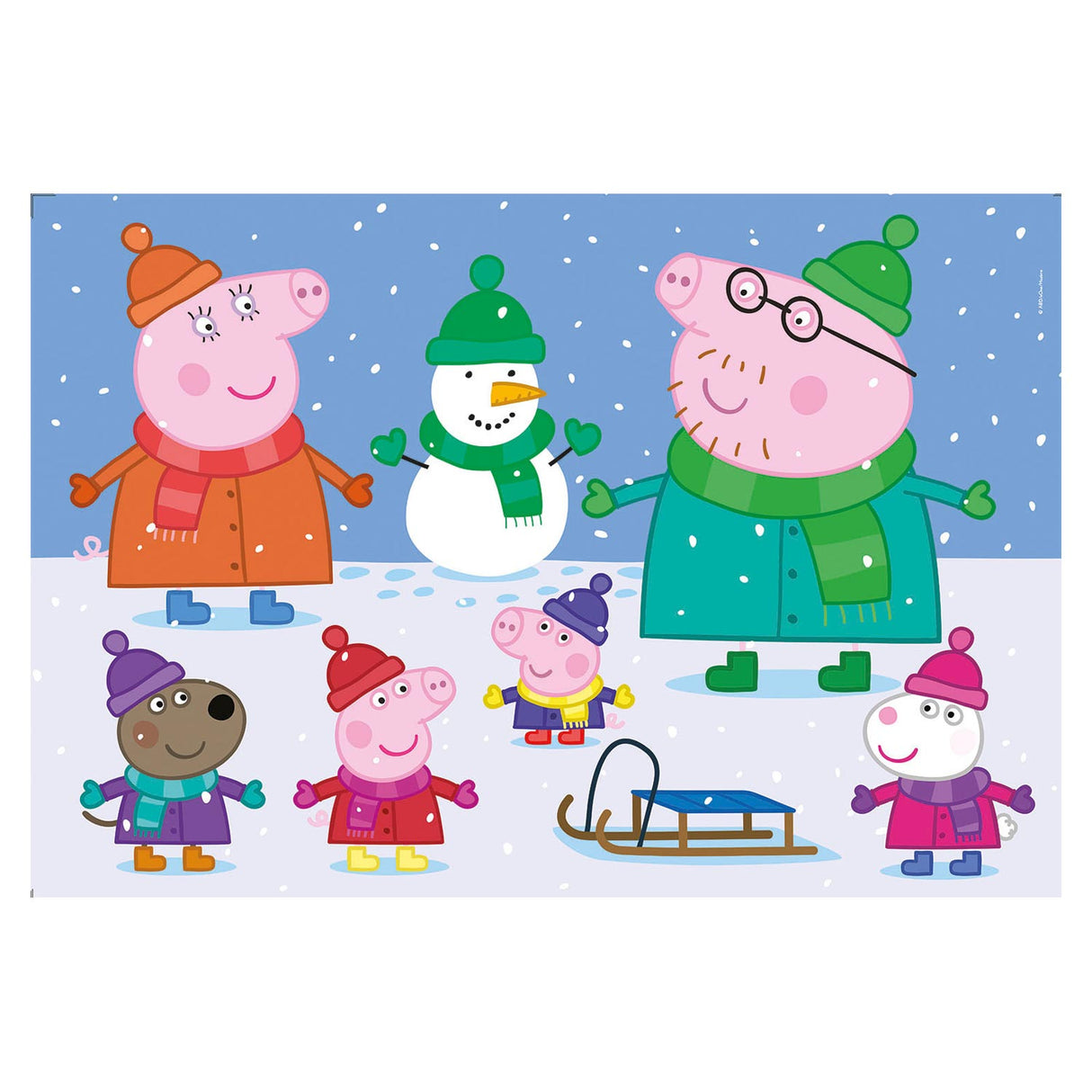 Clementoni maxi puzzel peppa pig, 104st.