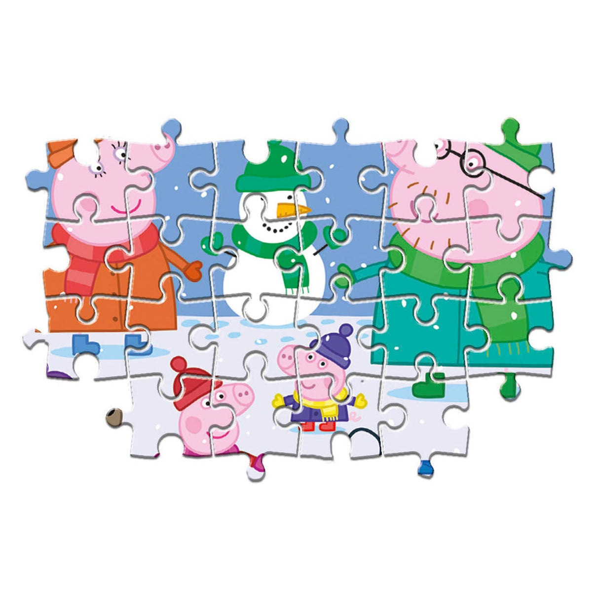 Clementoni maxi puzzel peppa pig, 104st.