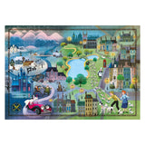 Clementoni wereldkaart puzzel 101 dalmatiers, 1000st.