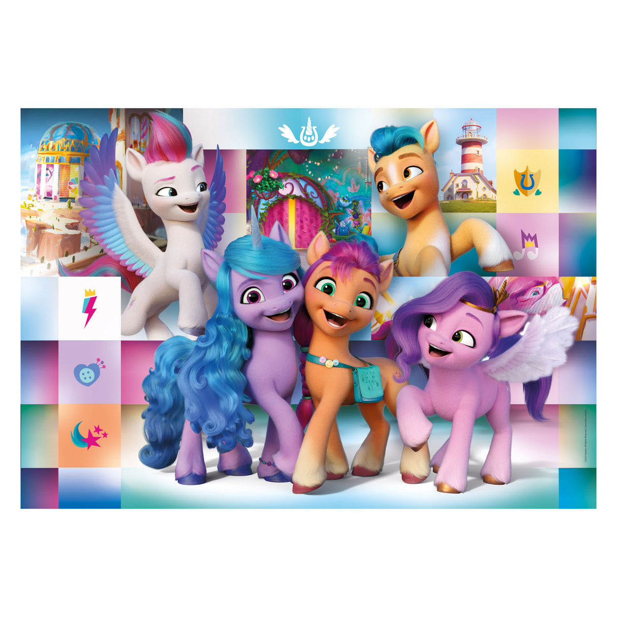 Clementoni maxi puzzel my little pony lachen, 104st.
