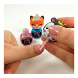 Clementoni crazy chic nagellak blauw rood, 2st.