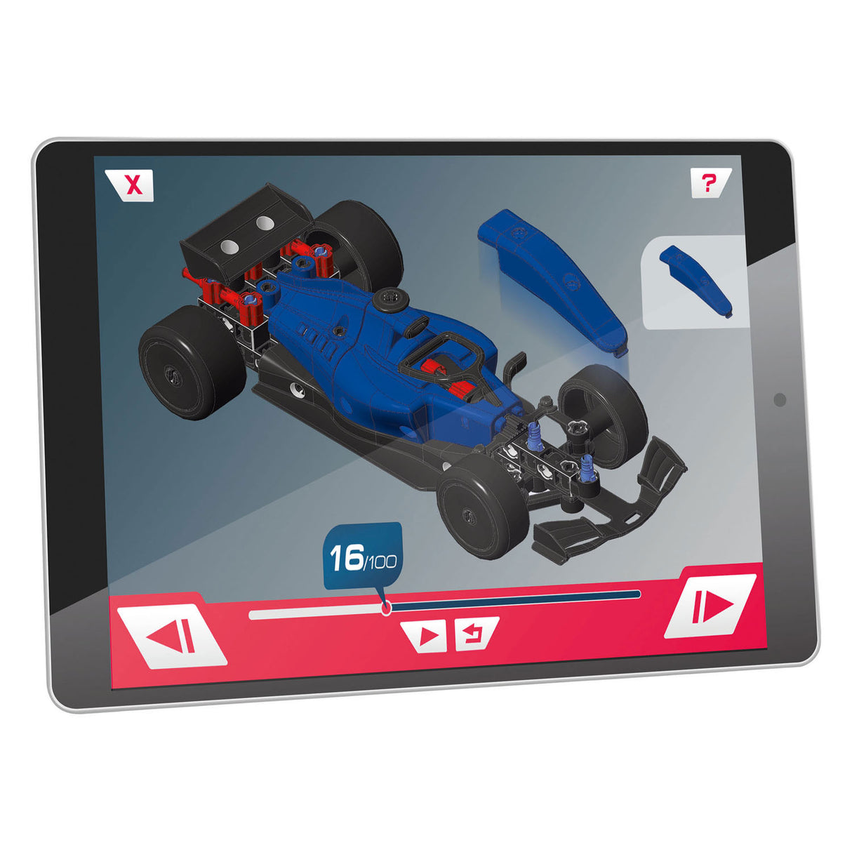 Clementoni wetenschap en spel - mechanics raceauto of go kart 2in1 bouwset