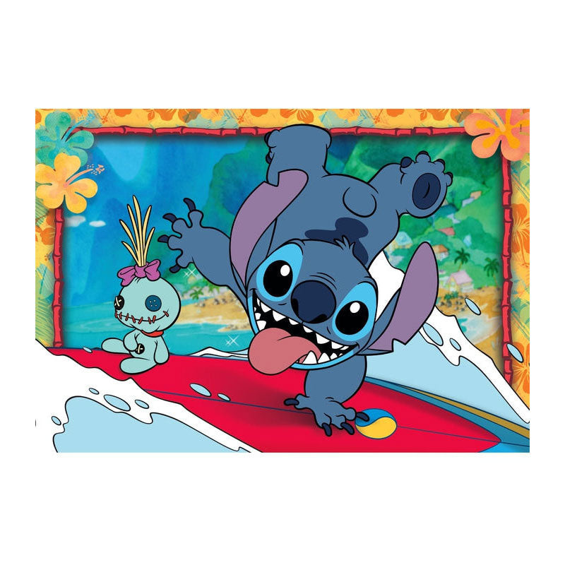 Clementoni legpuzzel super color disney stitch, 2x20st.
