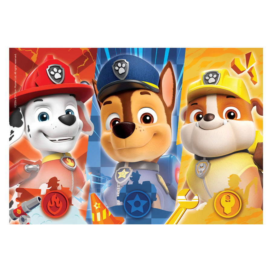 Clementoni legpuzzel super color paw patrol close up, 104st.
