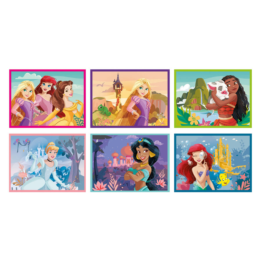 Clementoni blokpuzzel disney prinses, 12st.