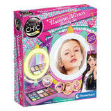 Clementoni crazy chic - eenhoorn spiegel met led ring licht