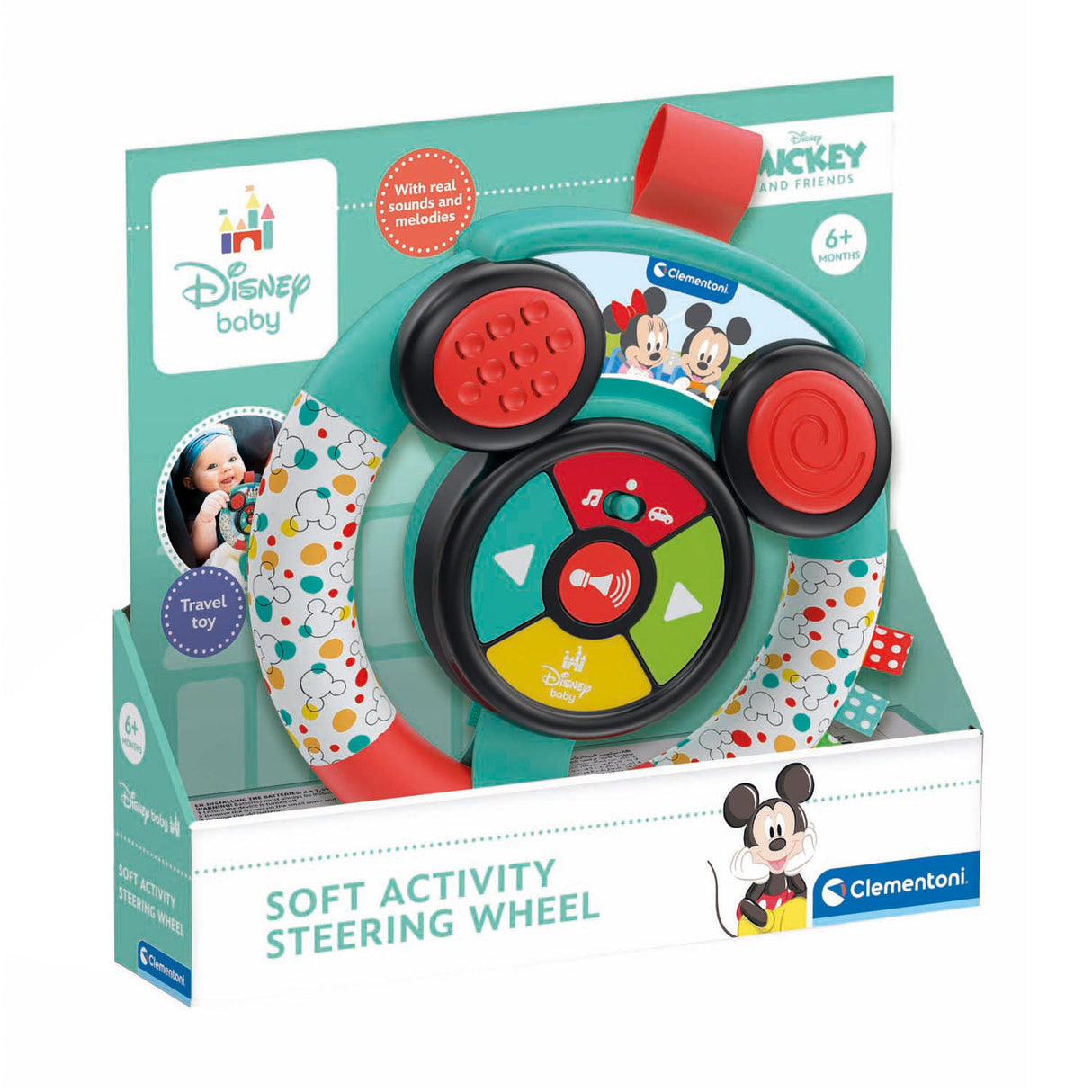 Clementoni baby disney mickey mouse zachte activiteiten stuur