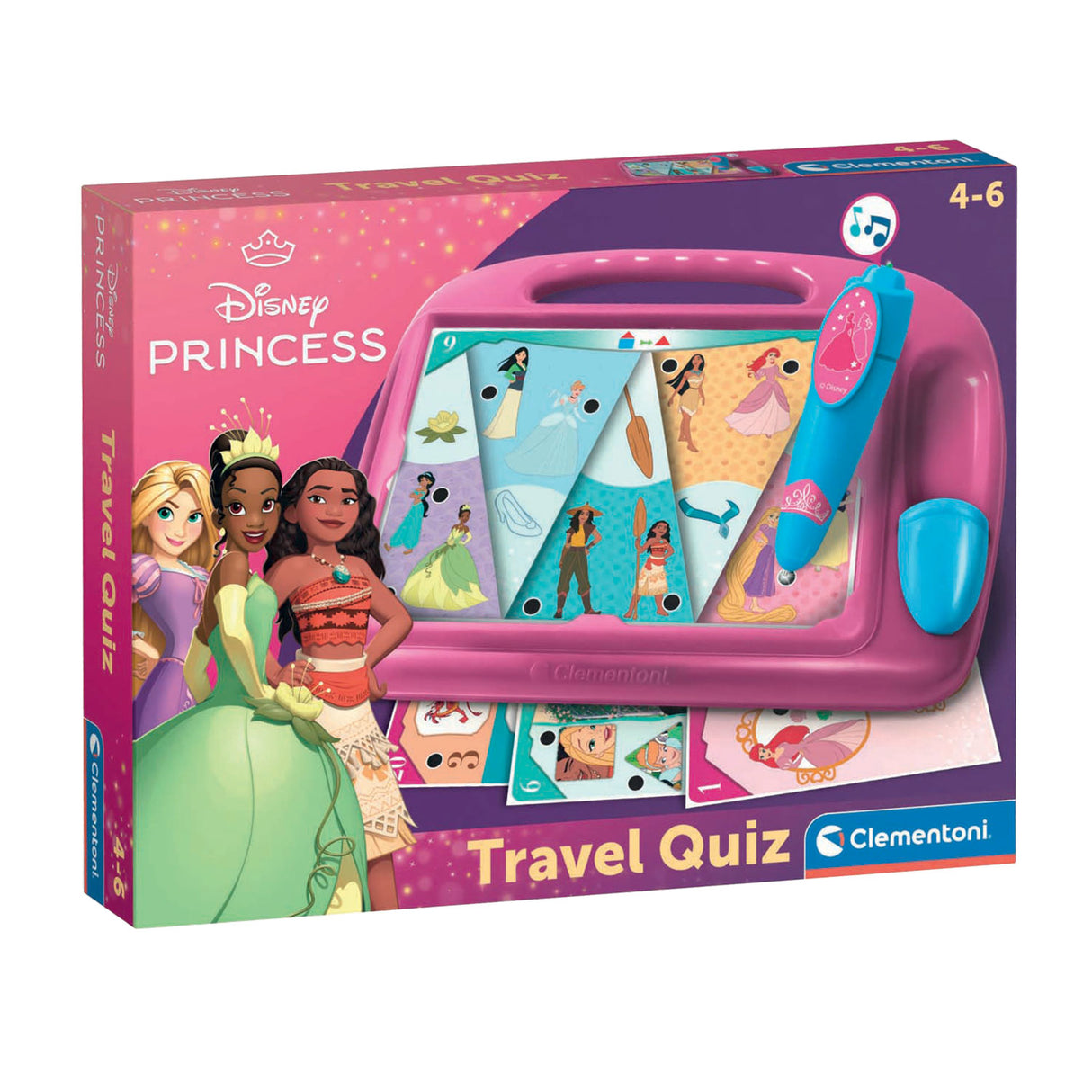 Clementoni disney prinses quizzy reisspel