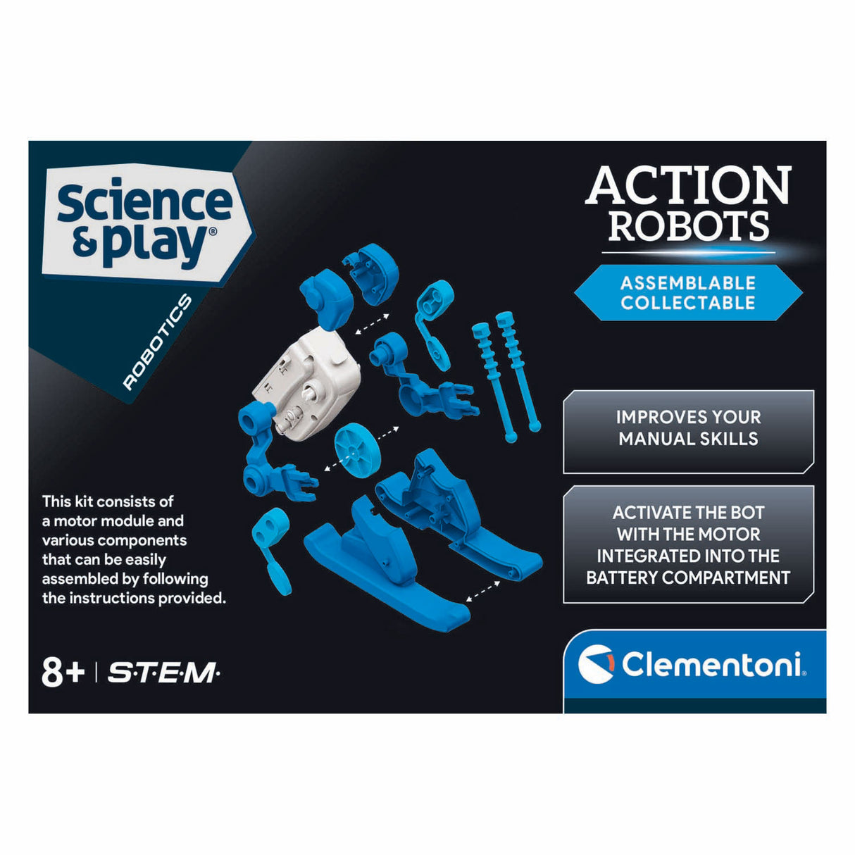 Clementoni wetenschap spel action robots - skiër