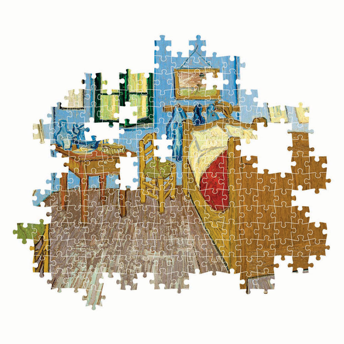 Clementoni legpuzzel kunstwerken de slaapkamer , 1000st.
