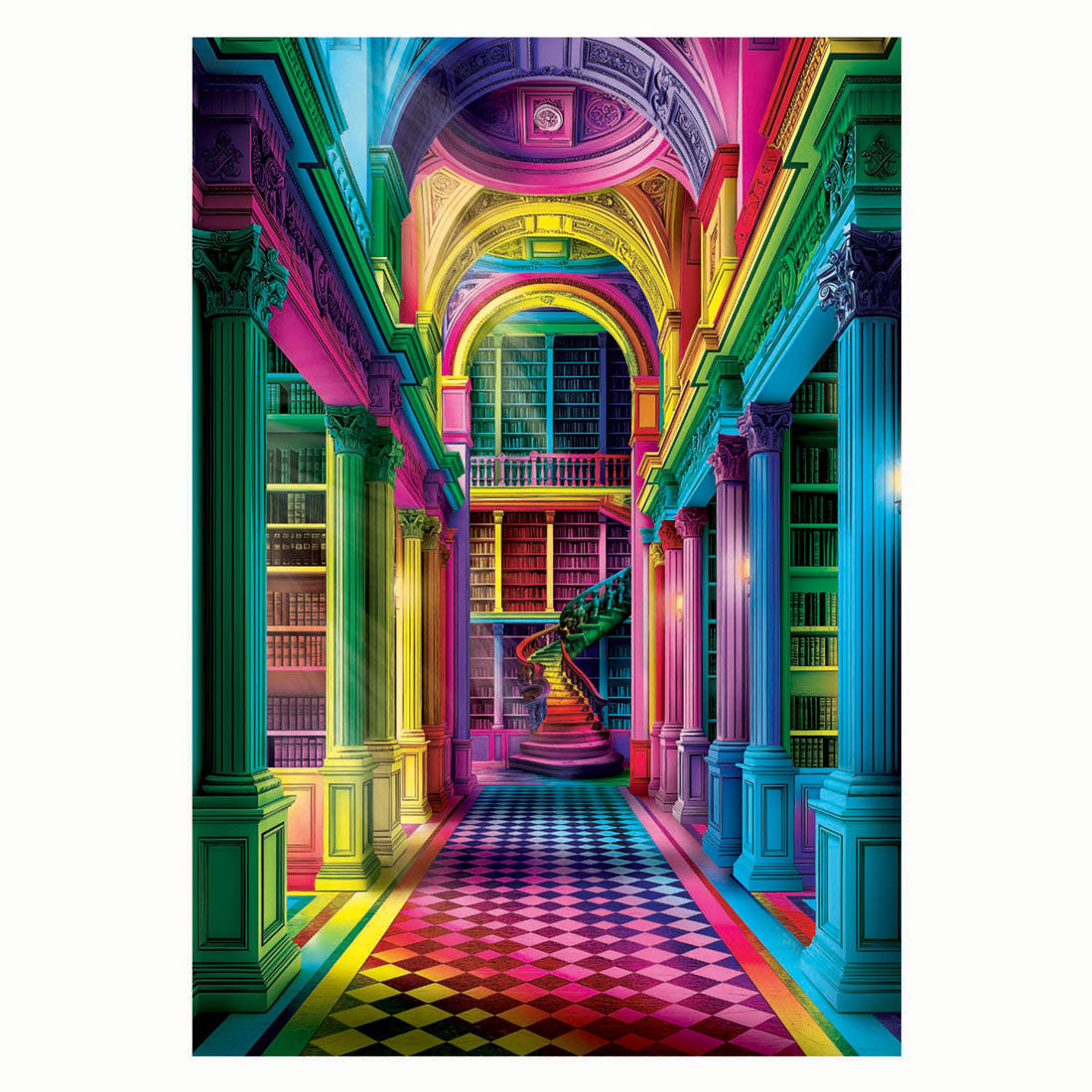 Clementoni legpuzzel colorboom athenaeum, 1000st.