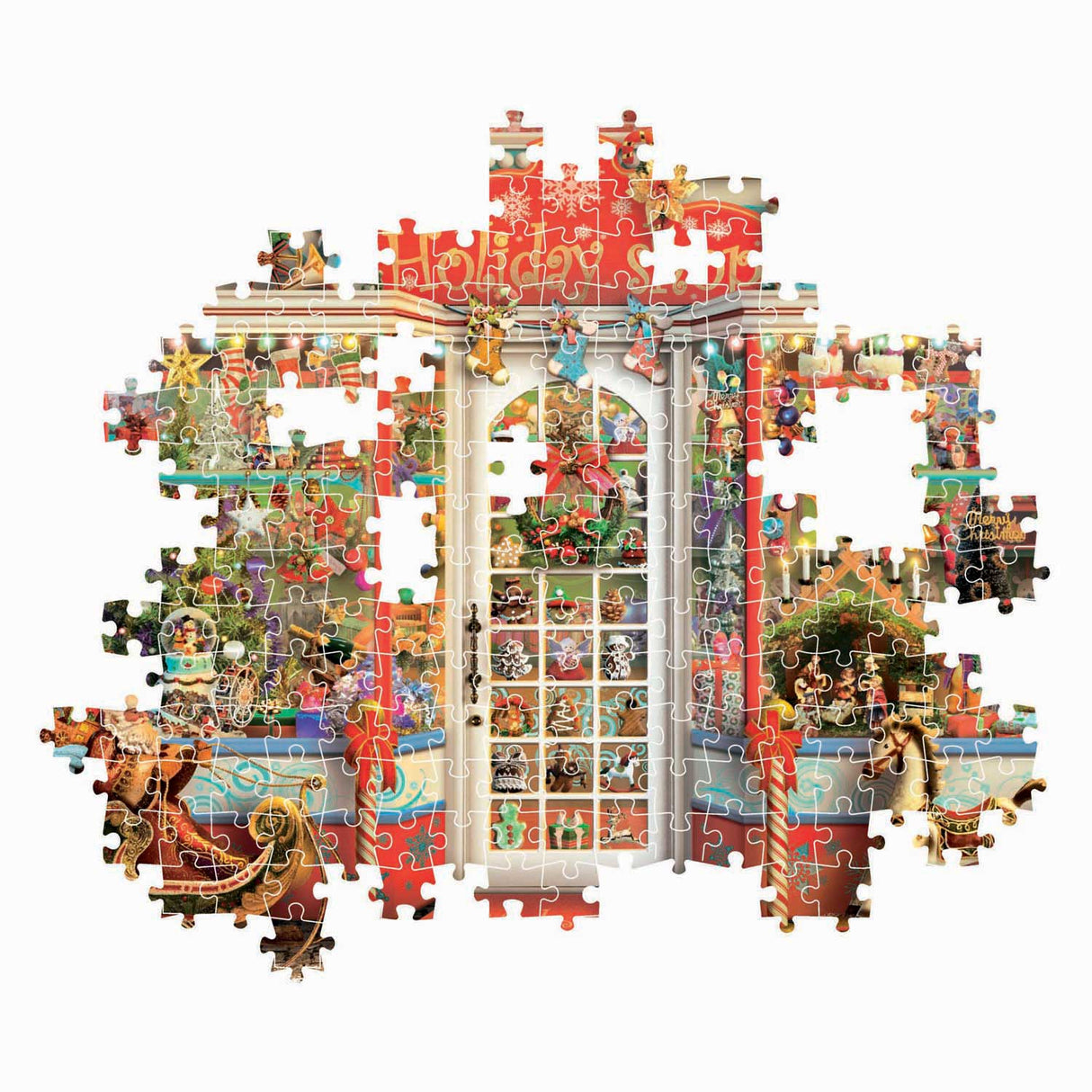 Clementoni legpuzzel kerstwinkel - 500st.