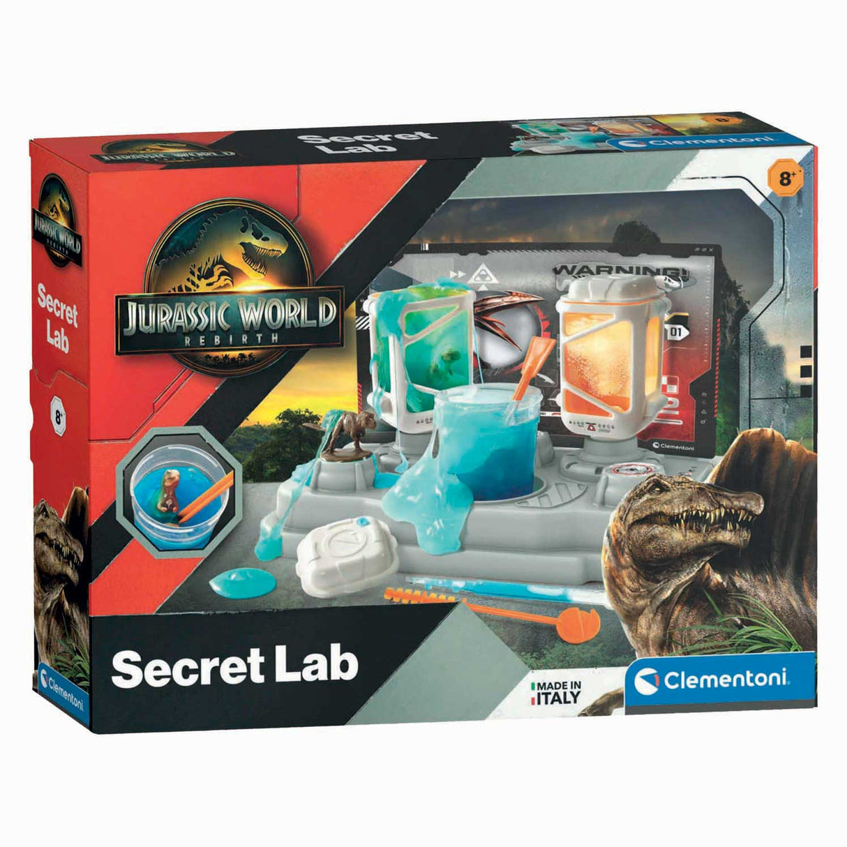 Clementoni jurassic world geheim lab slijm maken