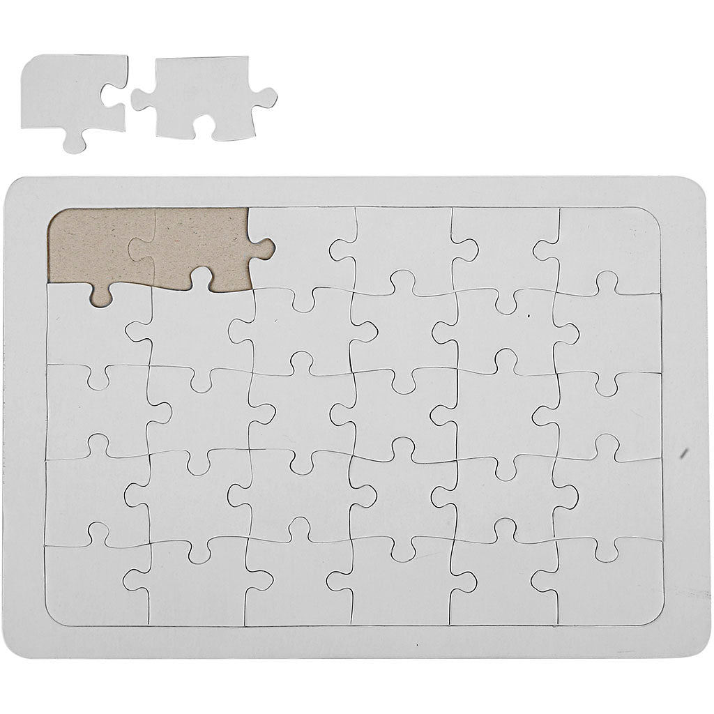 Creativ company puzzel, afm 21x30 cm, wit, 1 stuk