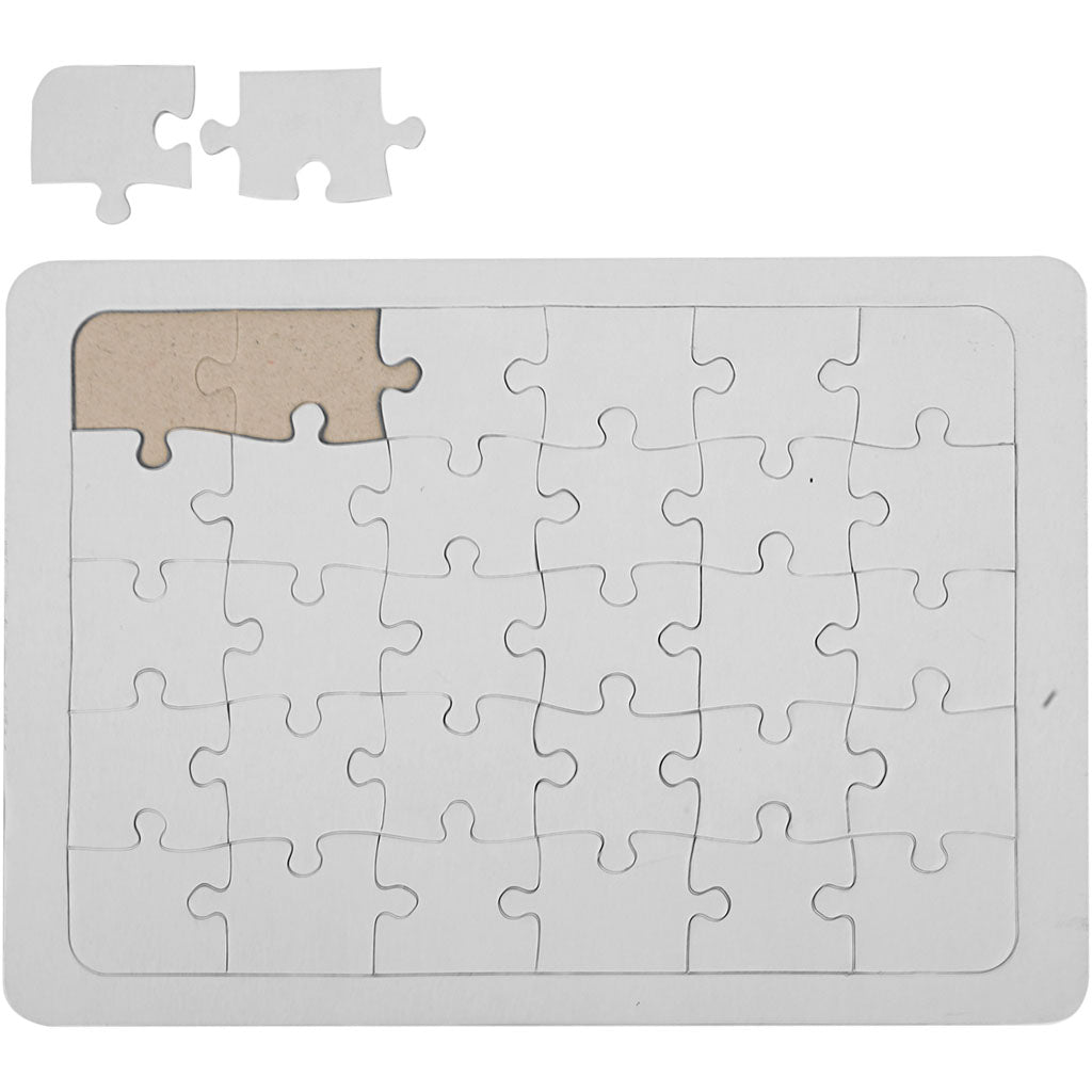 Creativ company puzzel, afm 15x21 cm, wit, 1 stuk