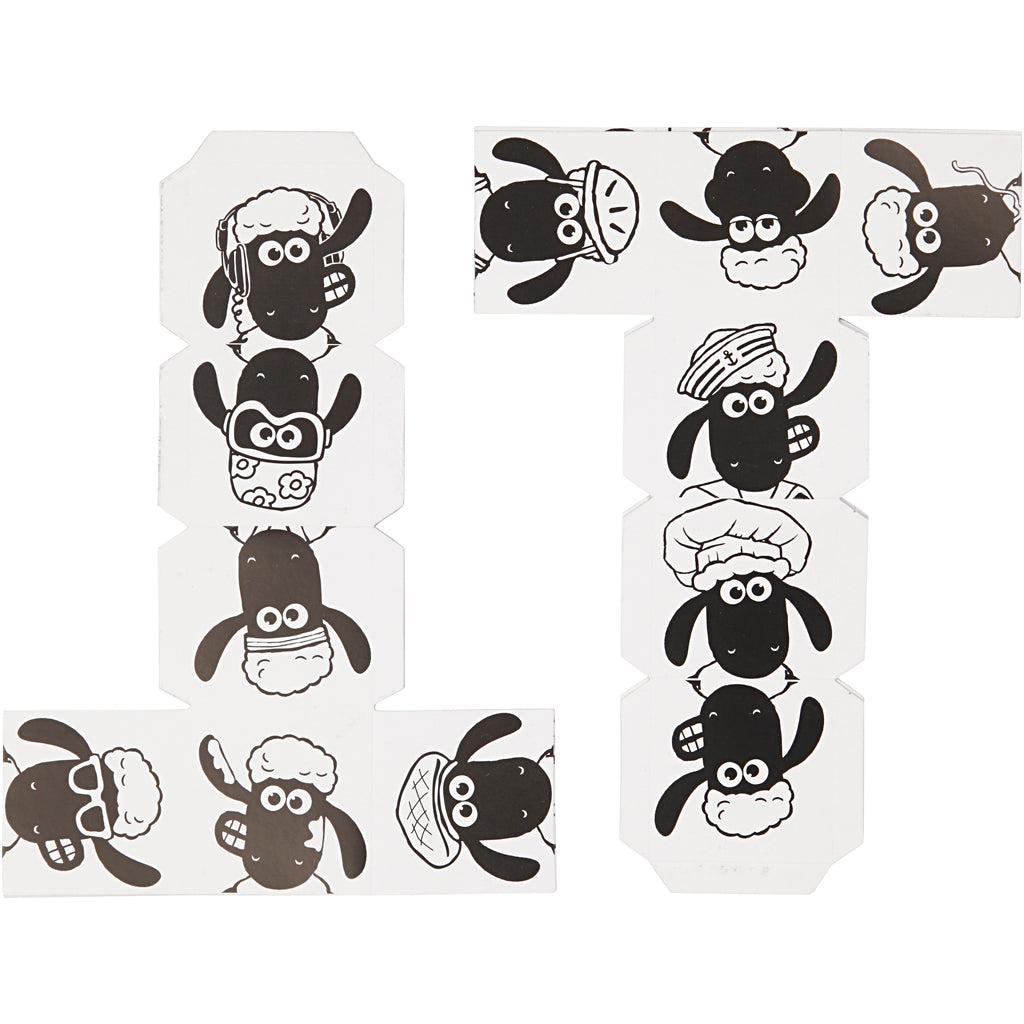 Shaun het schaap stapelblokken, 2 stuk 1 doos
