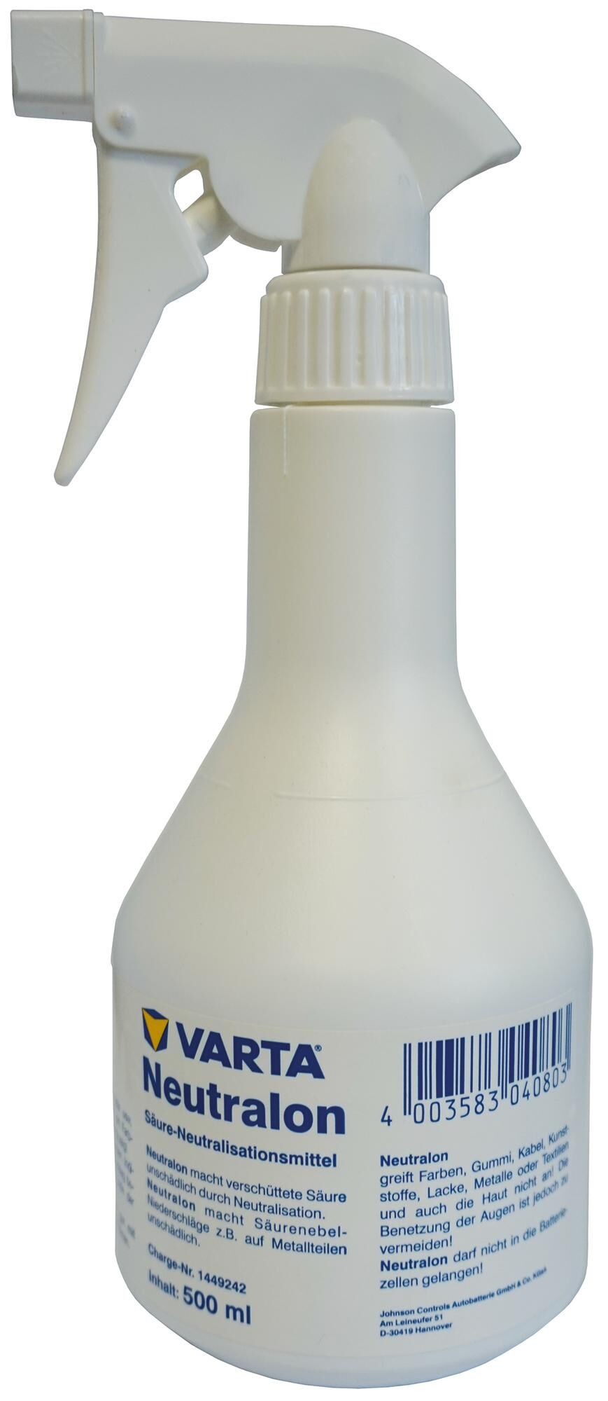 Varta neutralisatiemiddel neutralon . neutralon spray can 500ml