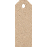 Creativ company manilla-labels, afm 3x8 cm, 220 gr, naturel, 20 stuk 1 doos