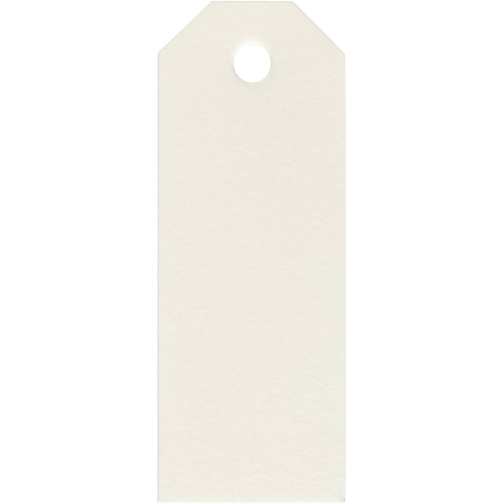 Creativ company manilla-labels, afm 3x8 cm, 220 gr, off-white, 20 stuk 1 doos