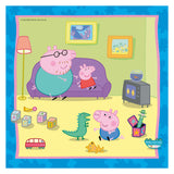 Ravensburger familie en vrienden van peppa pig legpuzzel, 3x49st.