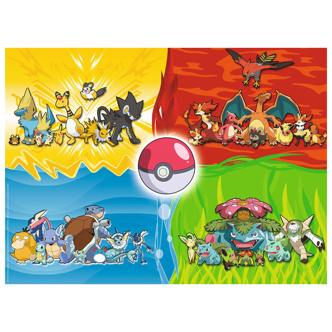 Ravensburger pokémon puzzel, 150st. xxl