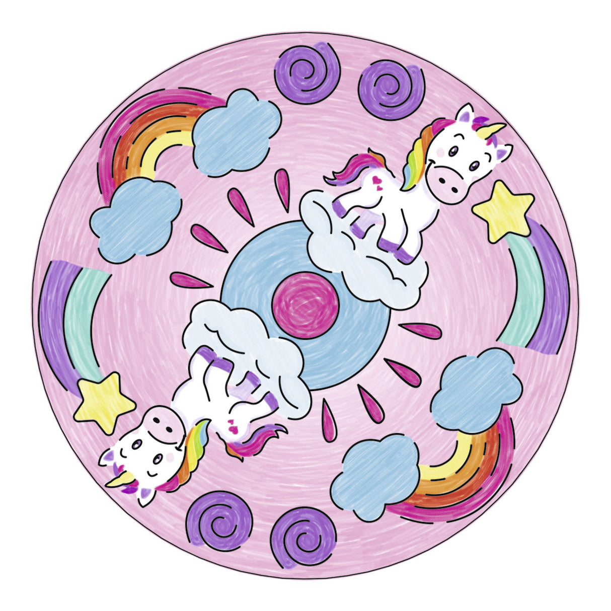 Mini Mandala-Ontwerper - Eenhoorn