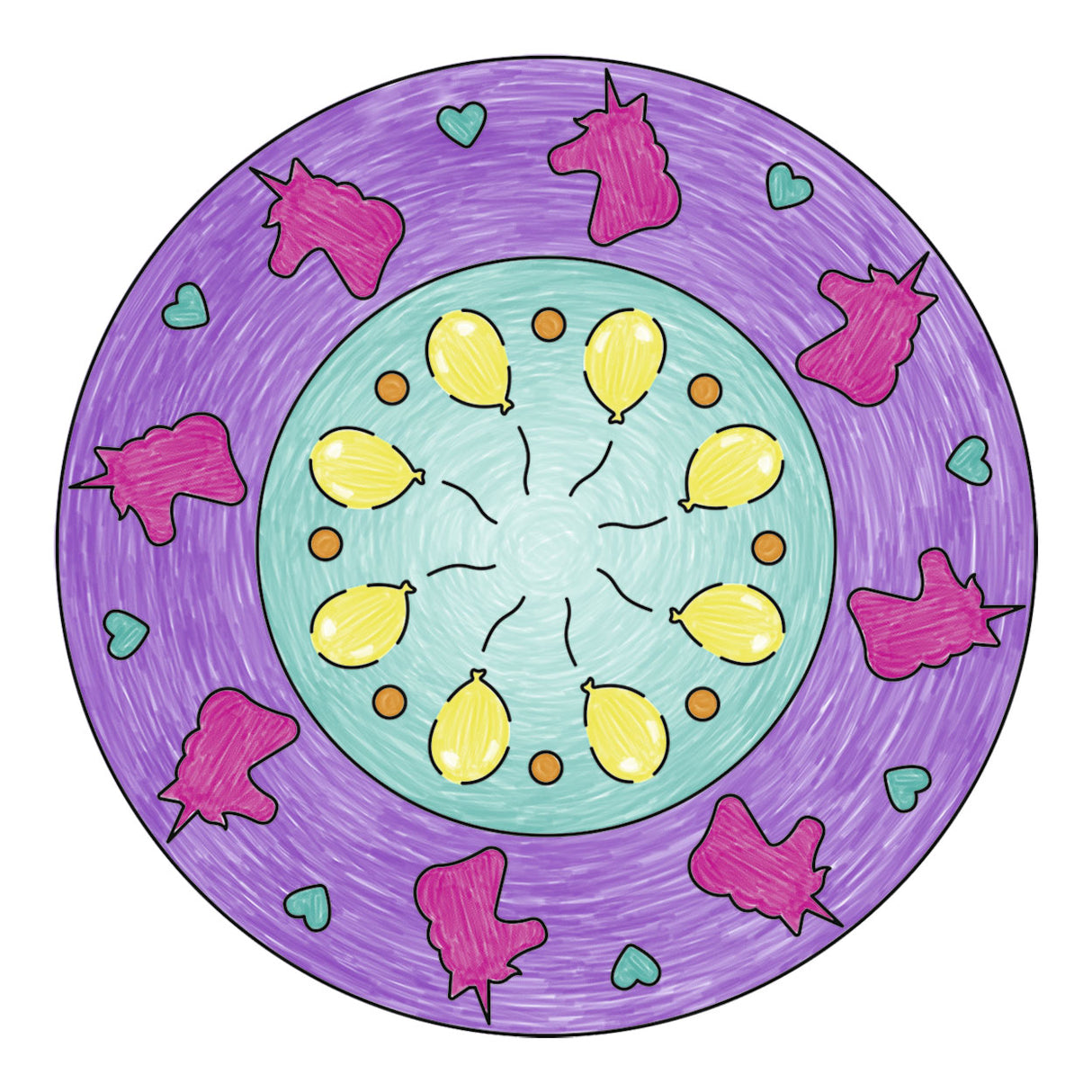 Mini Mandala-Ontwerper - Eenhoorn