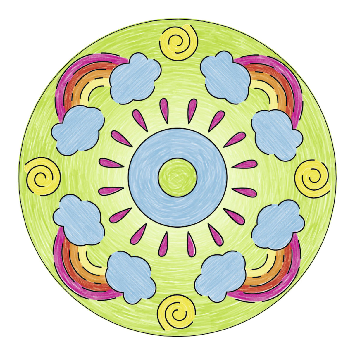 Mini Mandala-Ontwerper - Eenhoorn