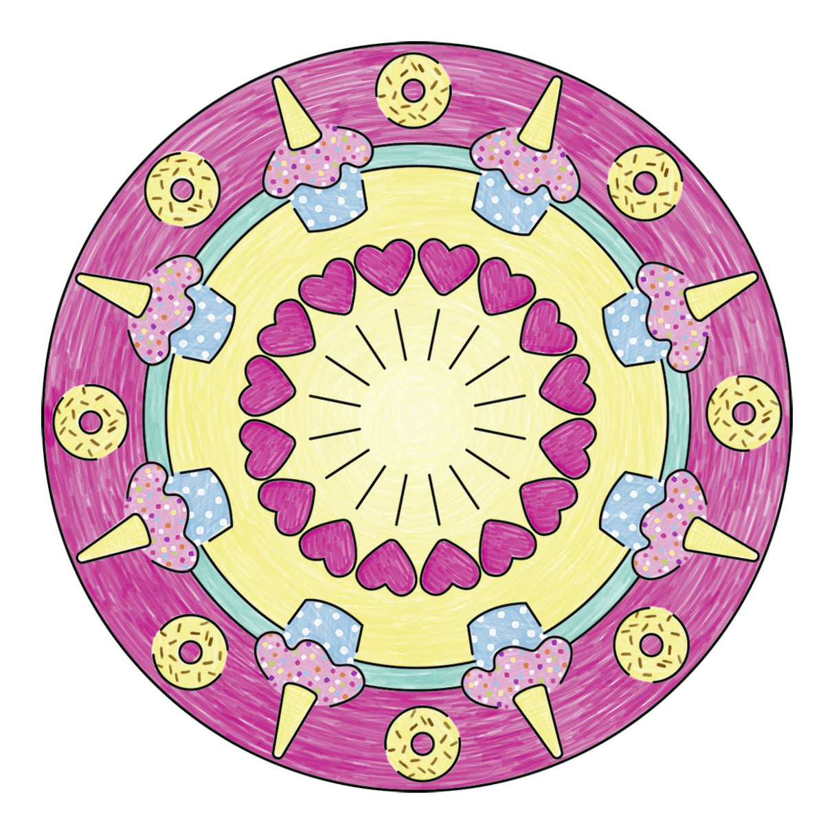 Mini Mandala-Ontwerper - Eenhoorn
