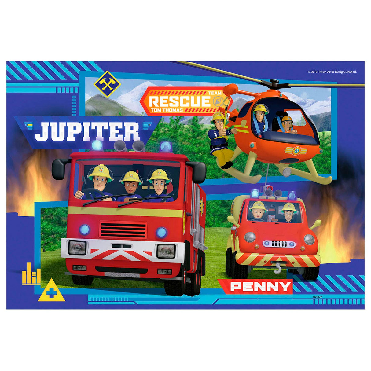 Ravensburger - Brandweerman Sam Puzzel - In actie 2x24 stuks