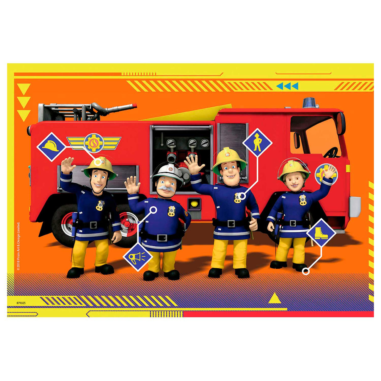 Ravensburger - Brandweerman Sam Puzzel - In actie 2x24 stuks