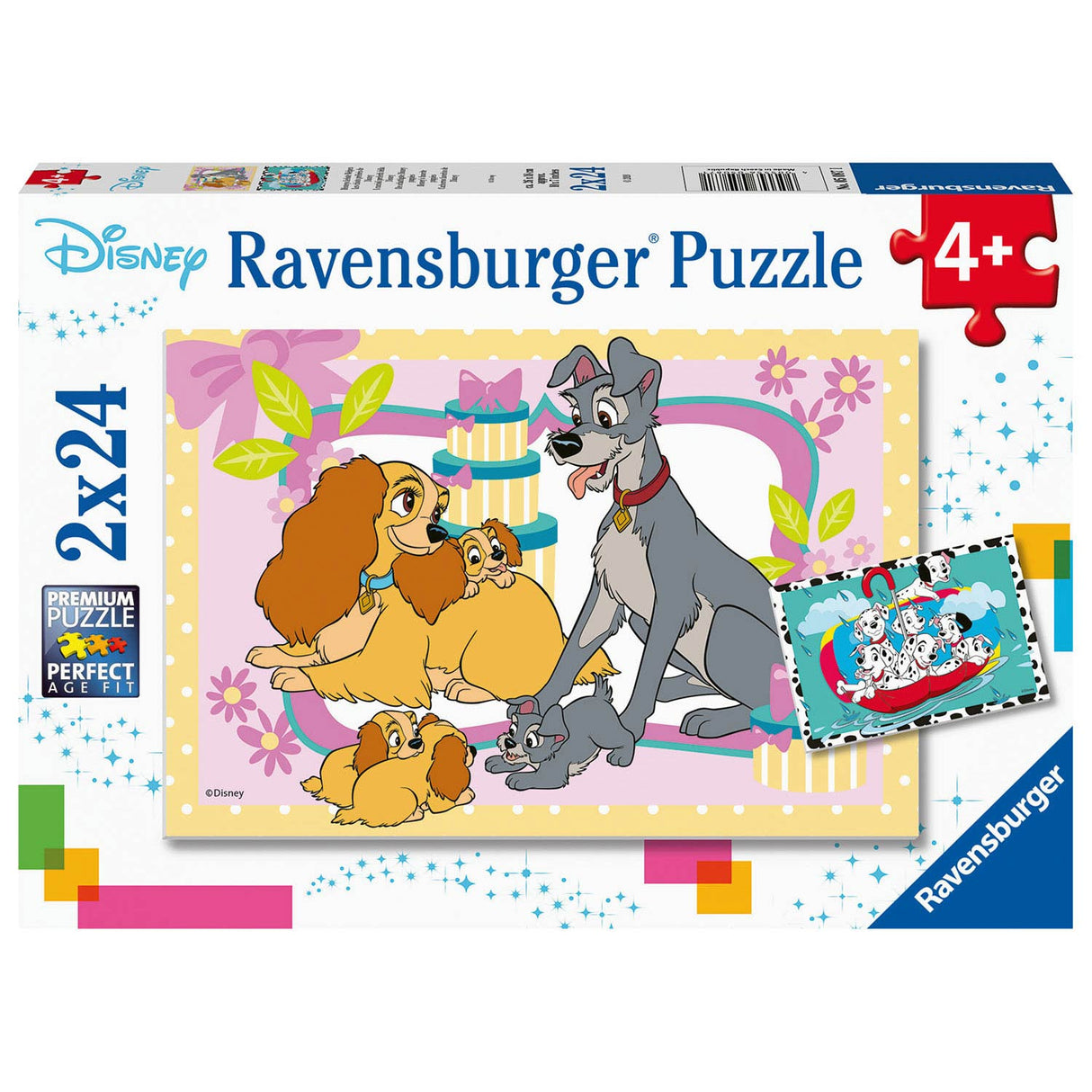 Ravensburger - De Schattigste Puppies 2x24 stuks