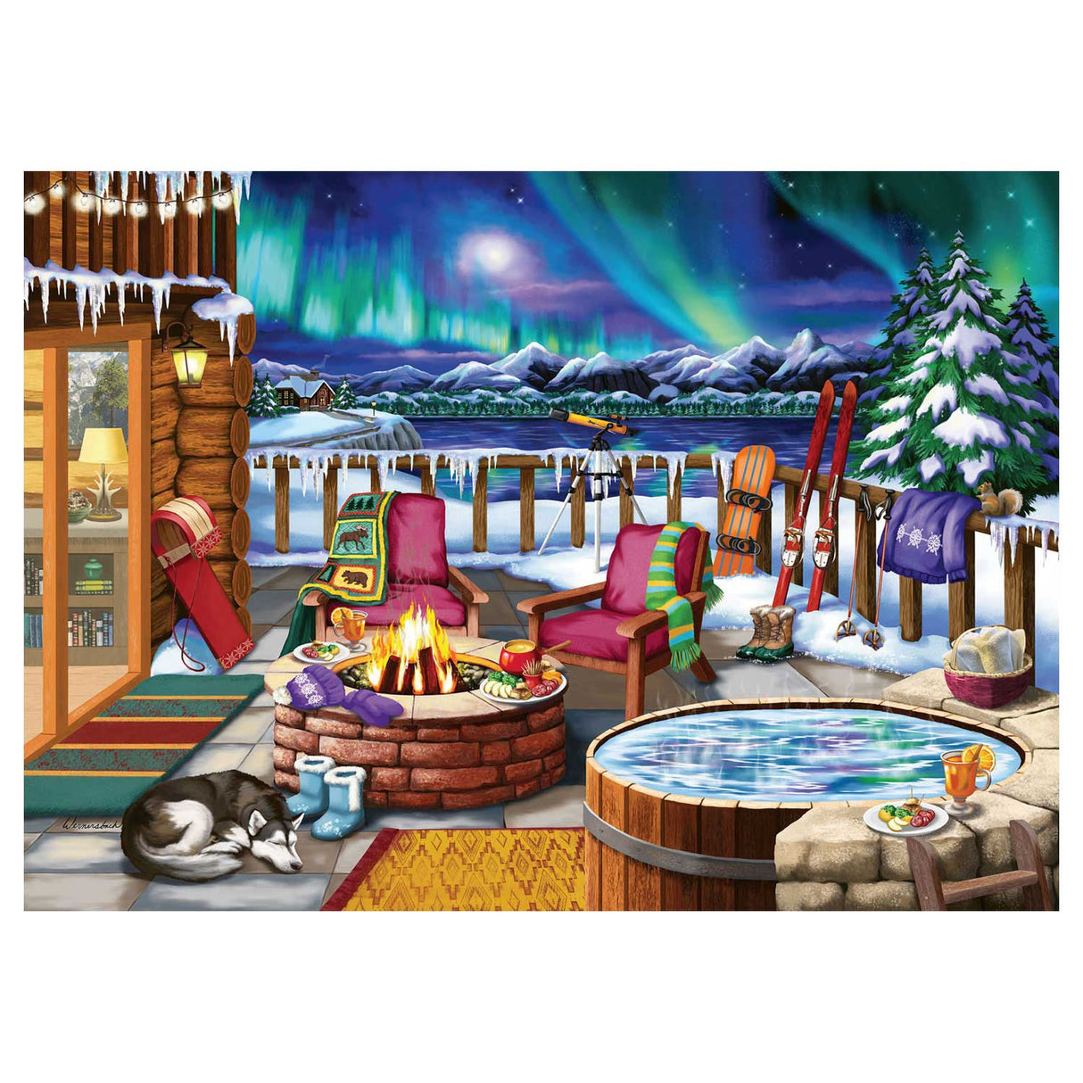 Ravensburger noorderlicht, 500st.